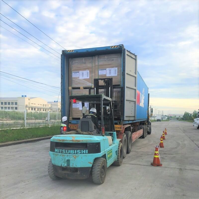 Container packing in Dong Nai