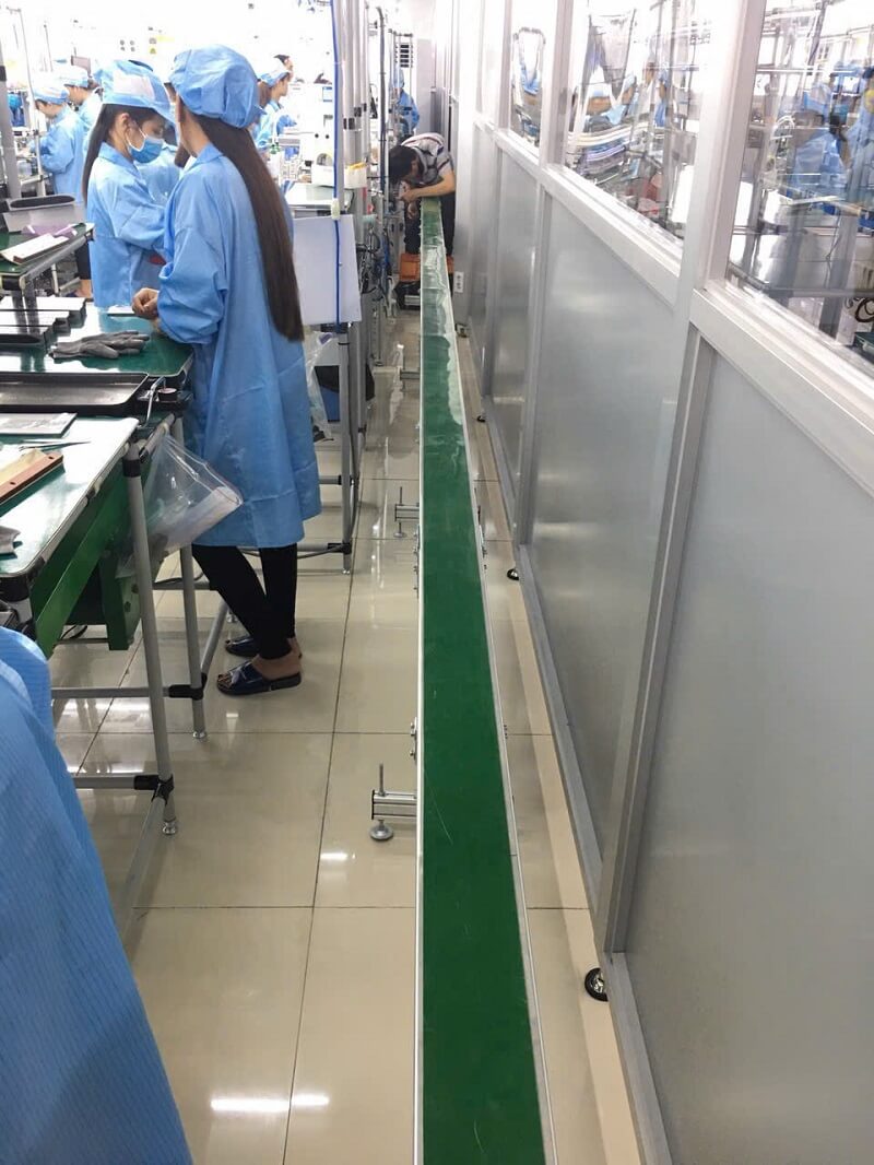 Small conveyor belt fabrication