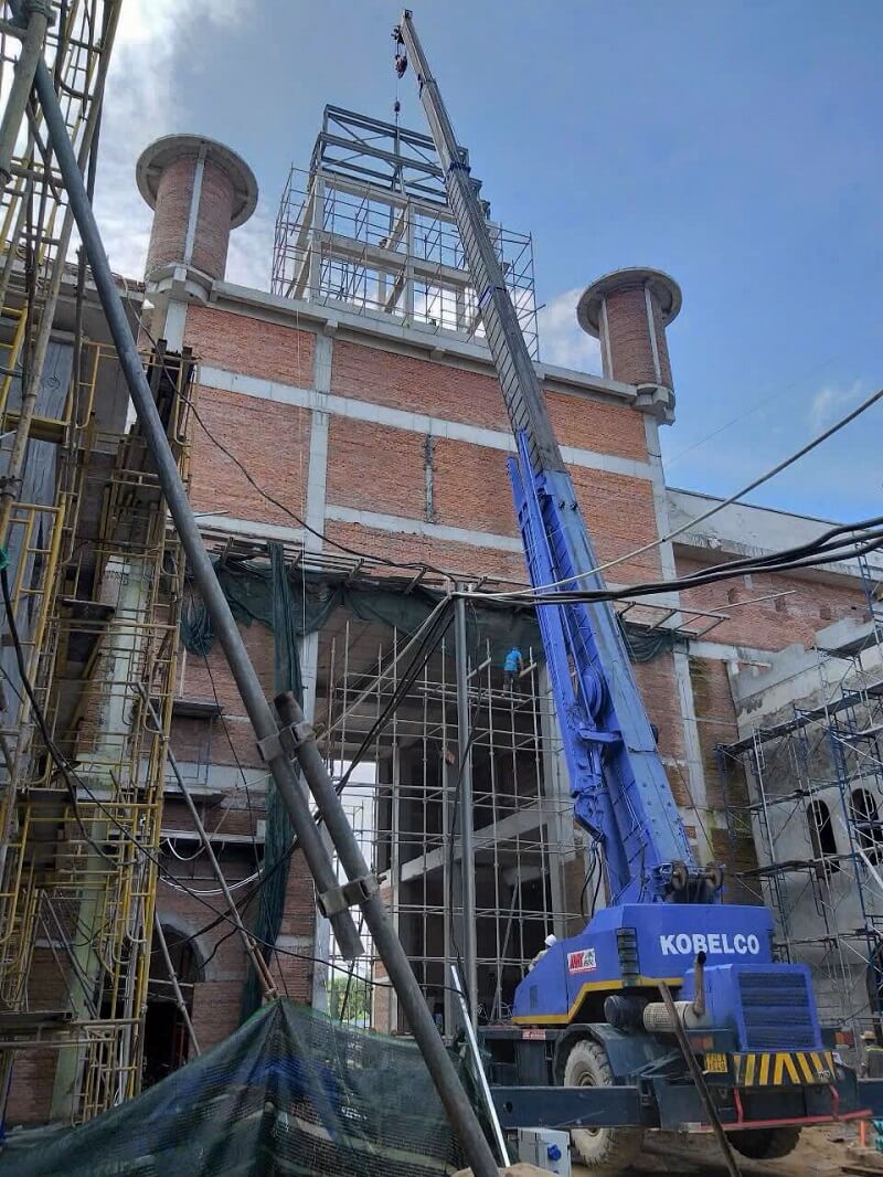 thuê xe cẩu 25 tấn