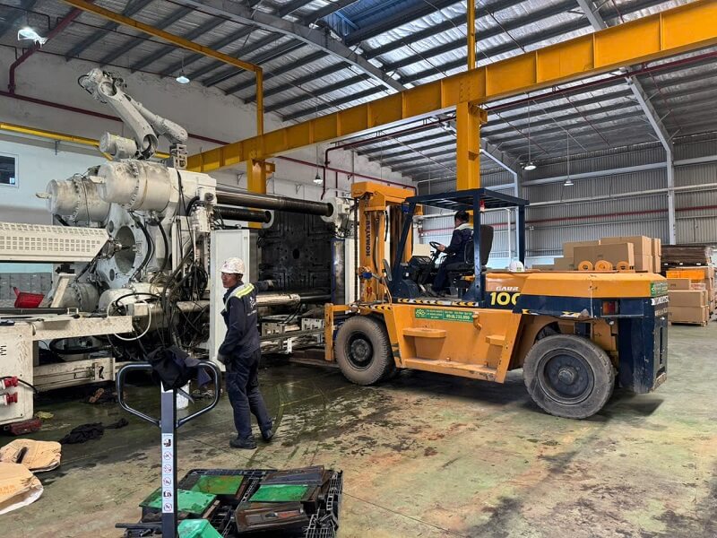 lắp đặt máy công nghiệp nặng