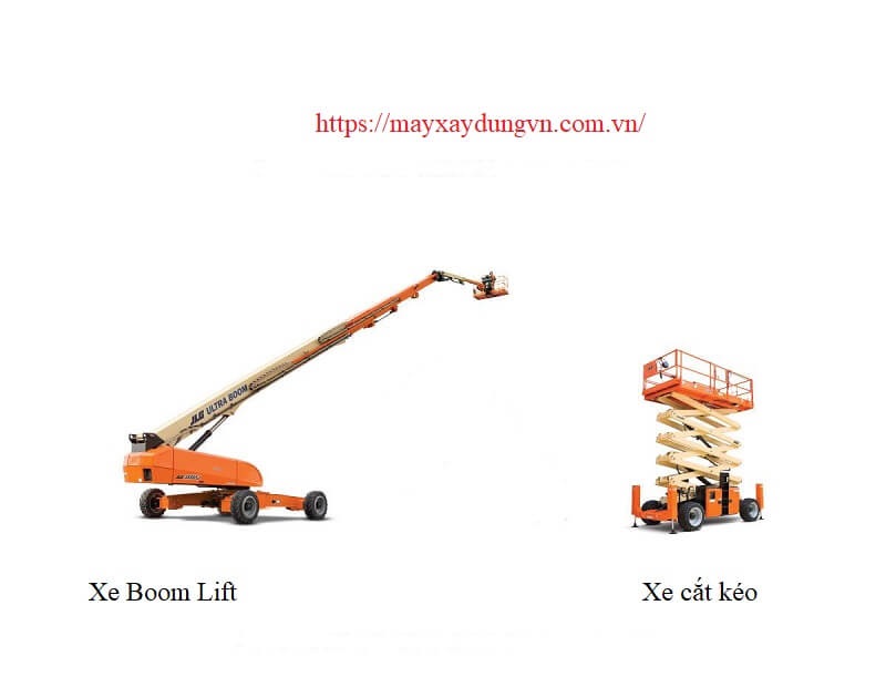 Nên chọn xe nâng cắt kéo hay Boom Lift