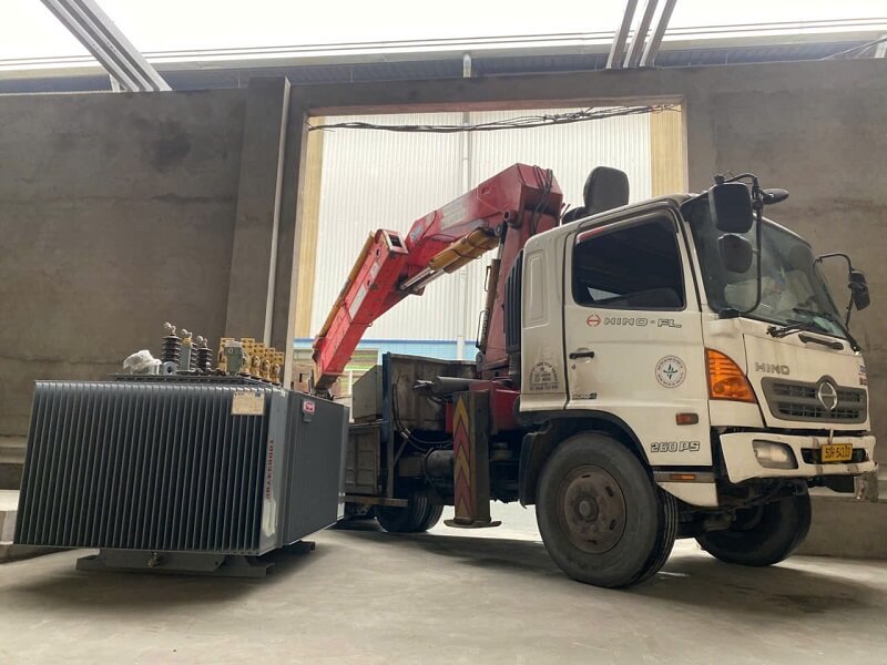 Di dời máy biến áp 1000 Kva