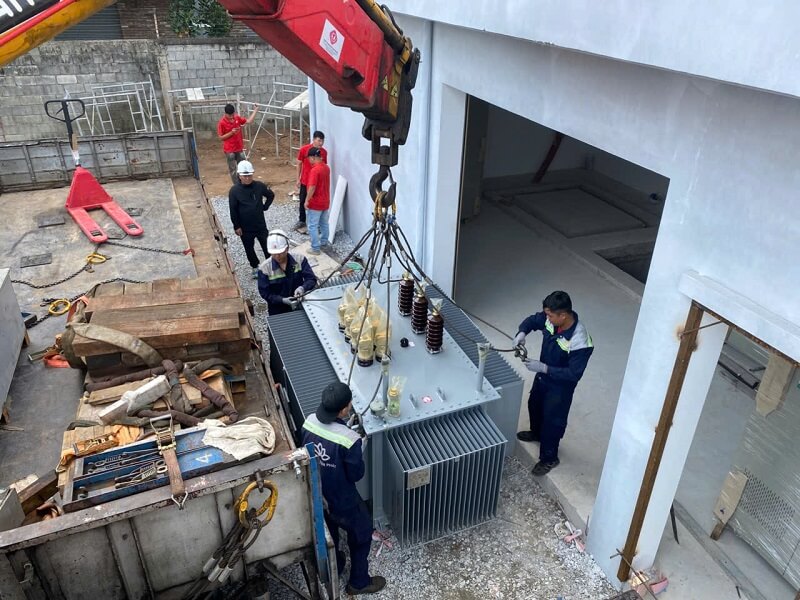 Di dời máy biến áp cty Acoca