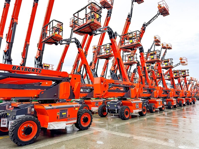 Xe Boom Lift chạy điện Dingli